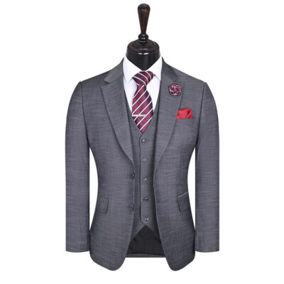 Charcoal Texture Classic Fit Suit