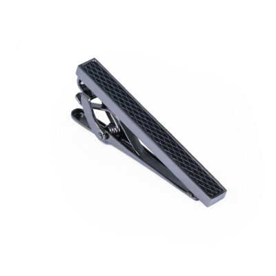 Black Plain Tie Pin
