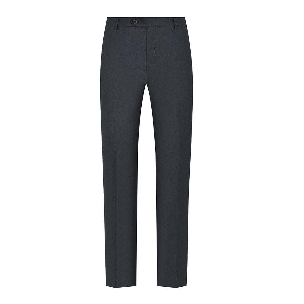 Black Plain Classic Fit Suit - Image 2