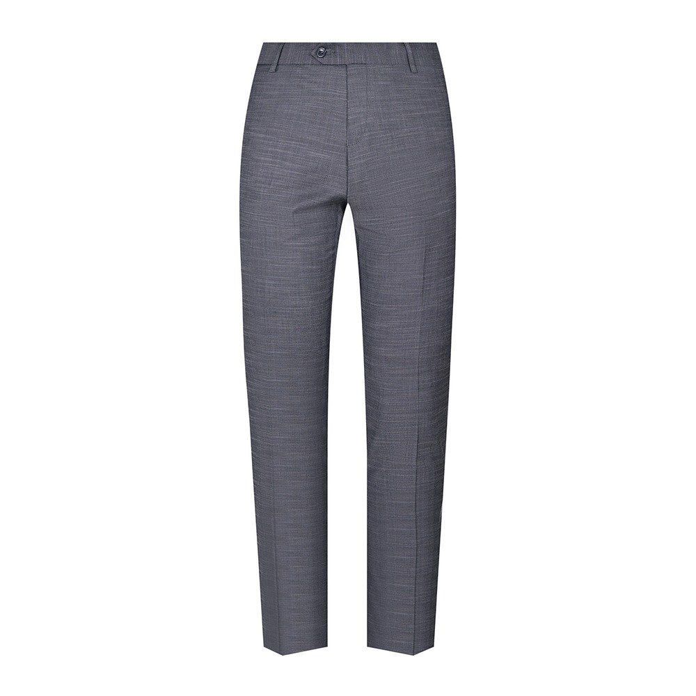 Charcoal Texture Classic Fit Suit - Image 2