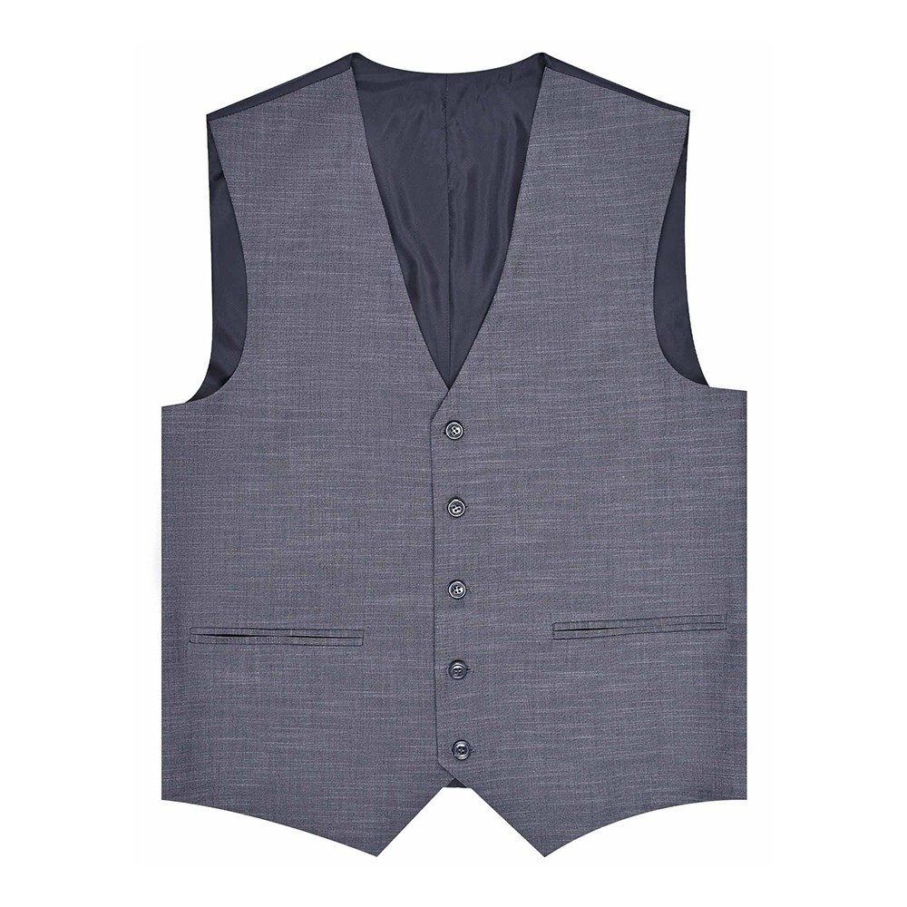 Charcoal Texture Classic Fit Suit - Image 3