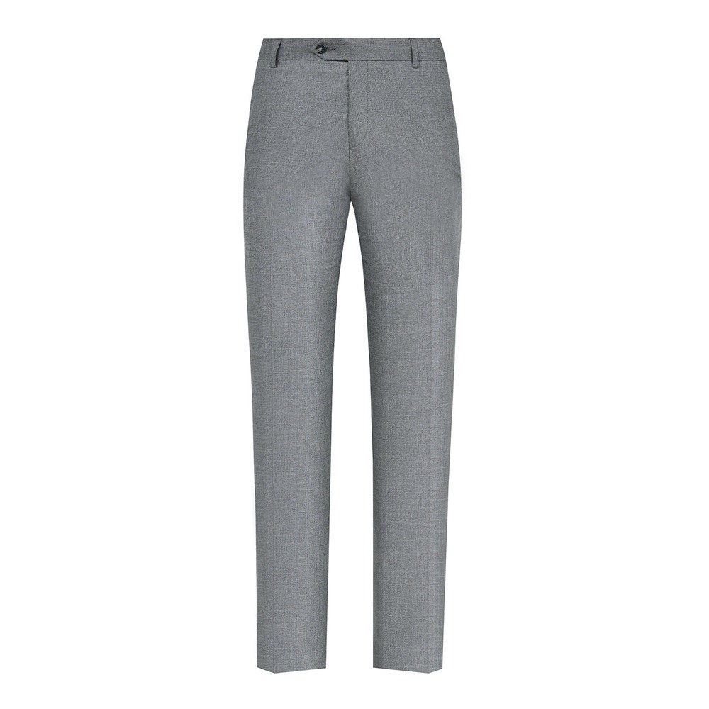 Olive Texture Classic Fit Suit - Image 2