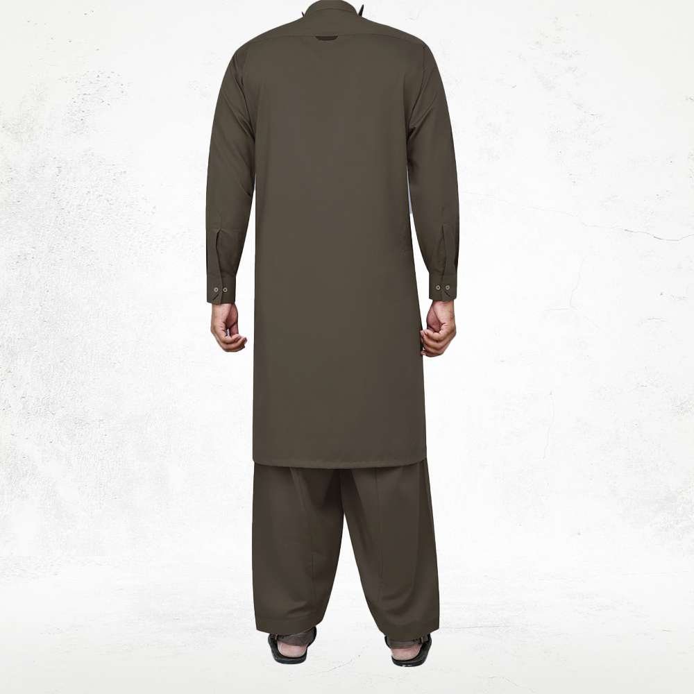 Brown Shalwar Kameez - Image 2