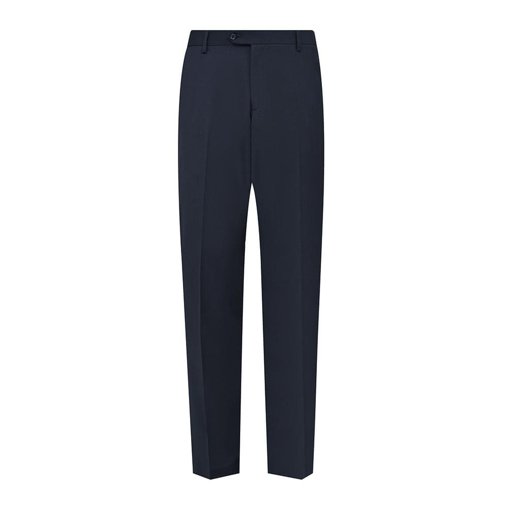 Navy Plain Classic Fit Suit - Image 2